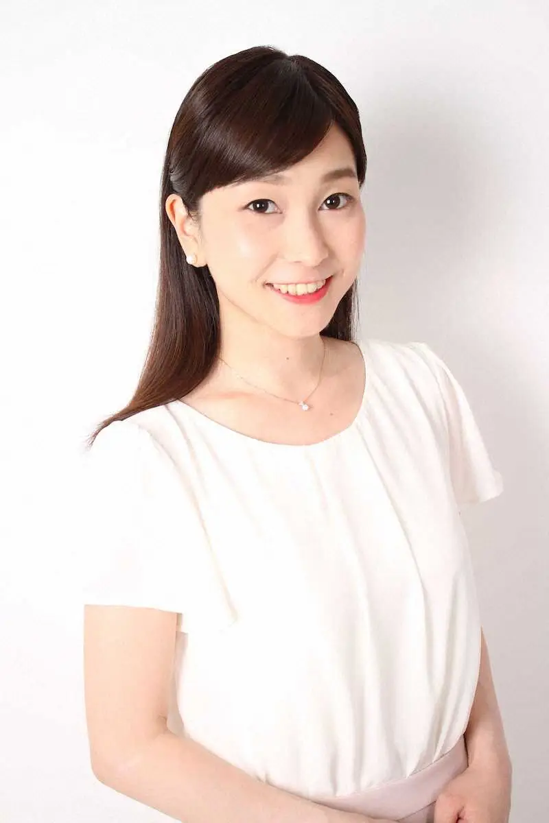 金メダル第一号となった夏実さんを祝福したフリーアナウンサーの角田智美
