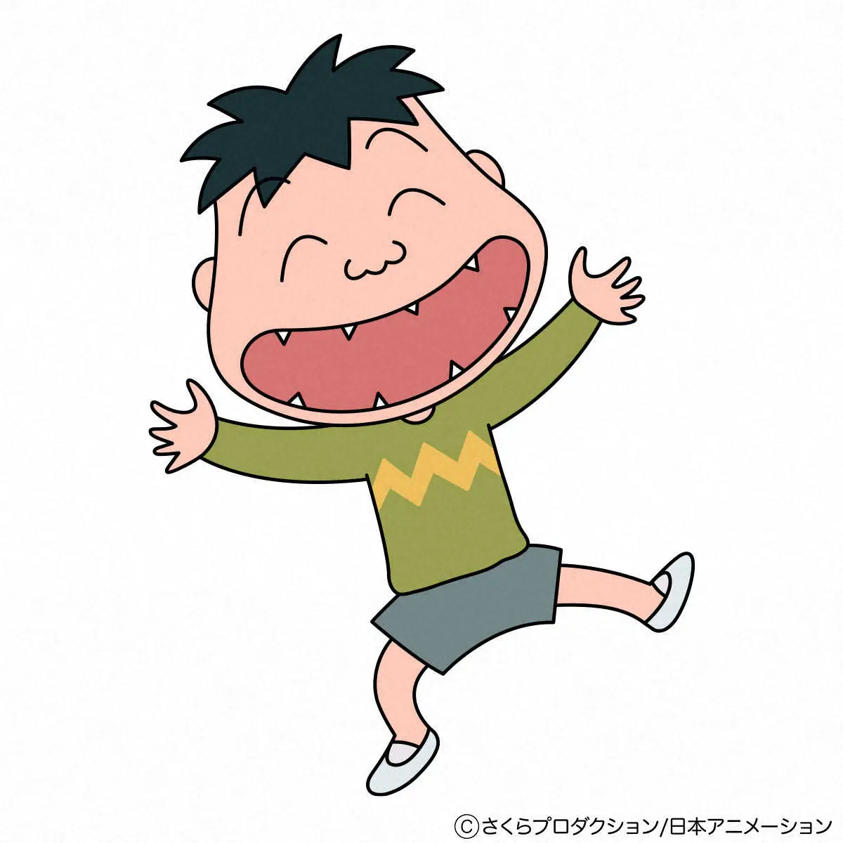 山本圭子さんが声優を務めたフジテレビ「ちびまる子ちゃん」の山田笑太（C）さくらプロダクション/日本アニメーション　