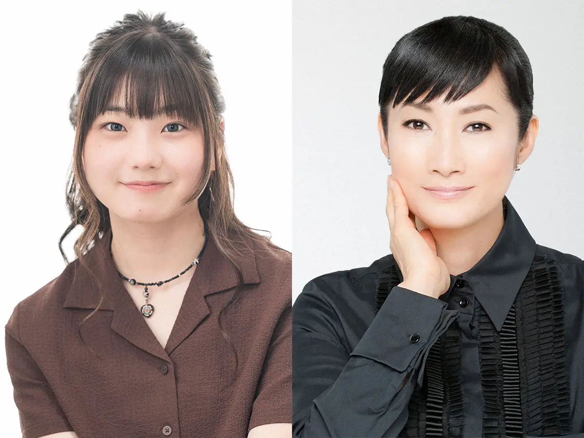 NHK連続テレビ小説「虎に翼」出演が決まった新キャスト・毎田暖乃（左）と余貴美子