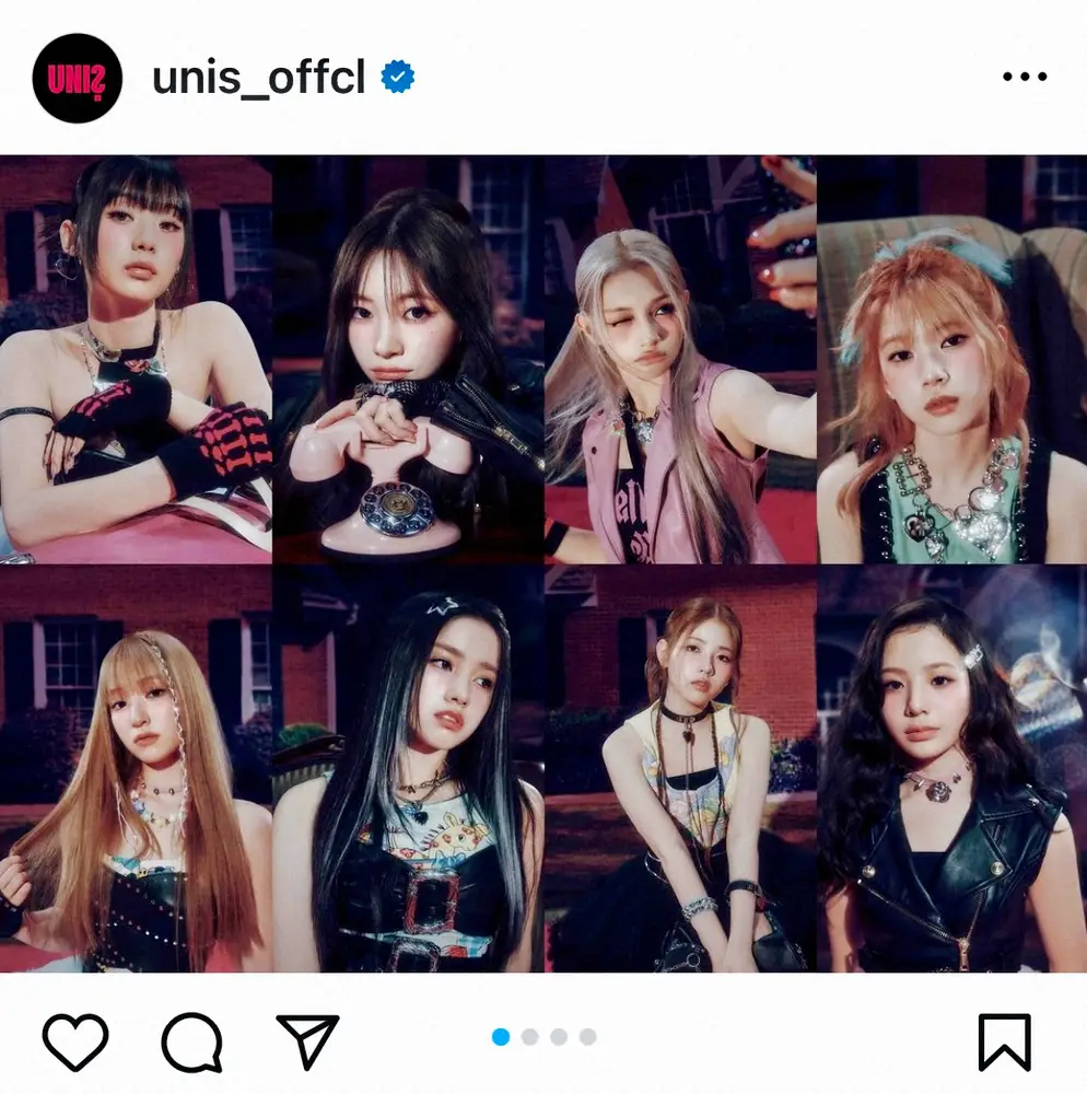 UNISの公式インスタグラム（unis_offcl）から