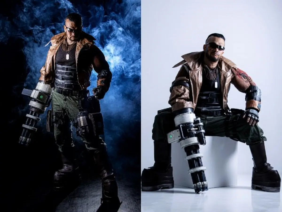 【写真・画像1枚目】鬼怒零『FF7』バレット・ウォーレスのコスプレ写真を公開