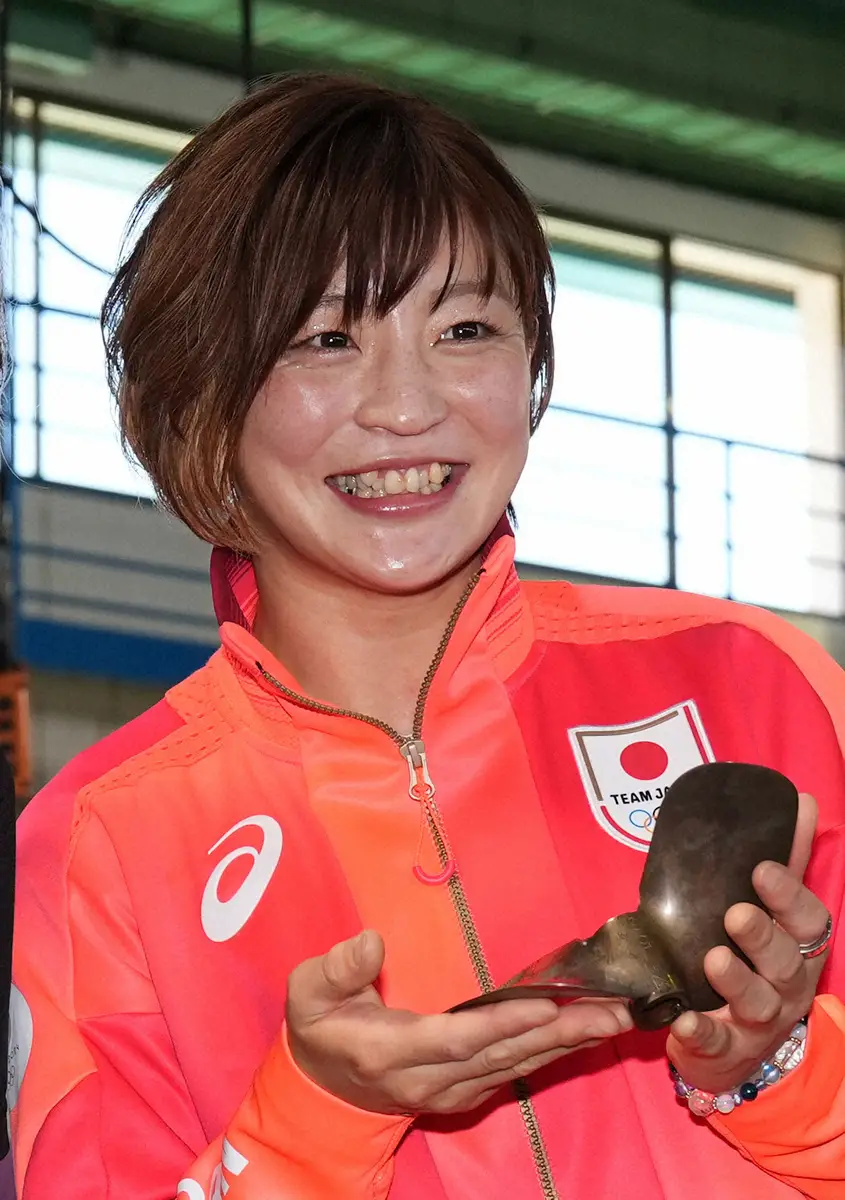 パリ五輪柔道女子48キロ級・金メダルの角田夏実