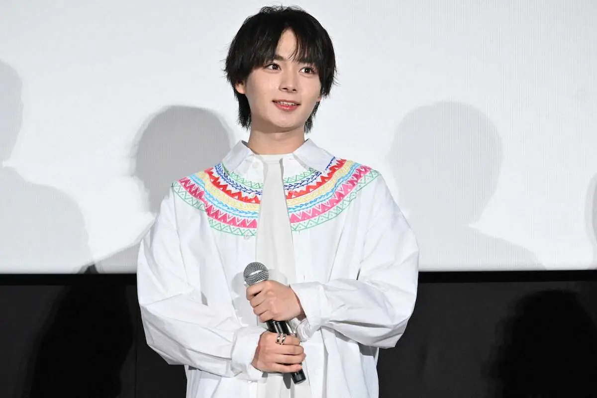 【画像・写真】なにわ男子・大西流星　主演映画反響　自身の母親もハマった「実家に帰った時に…」