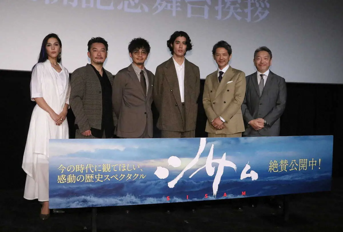 【画像・写真】寛一郎　ヒグマの恐怖と闘いながら撮影　主演映画「シサム」公開初日舞台あいさつ