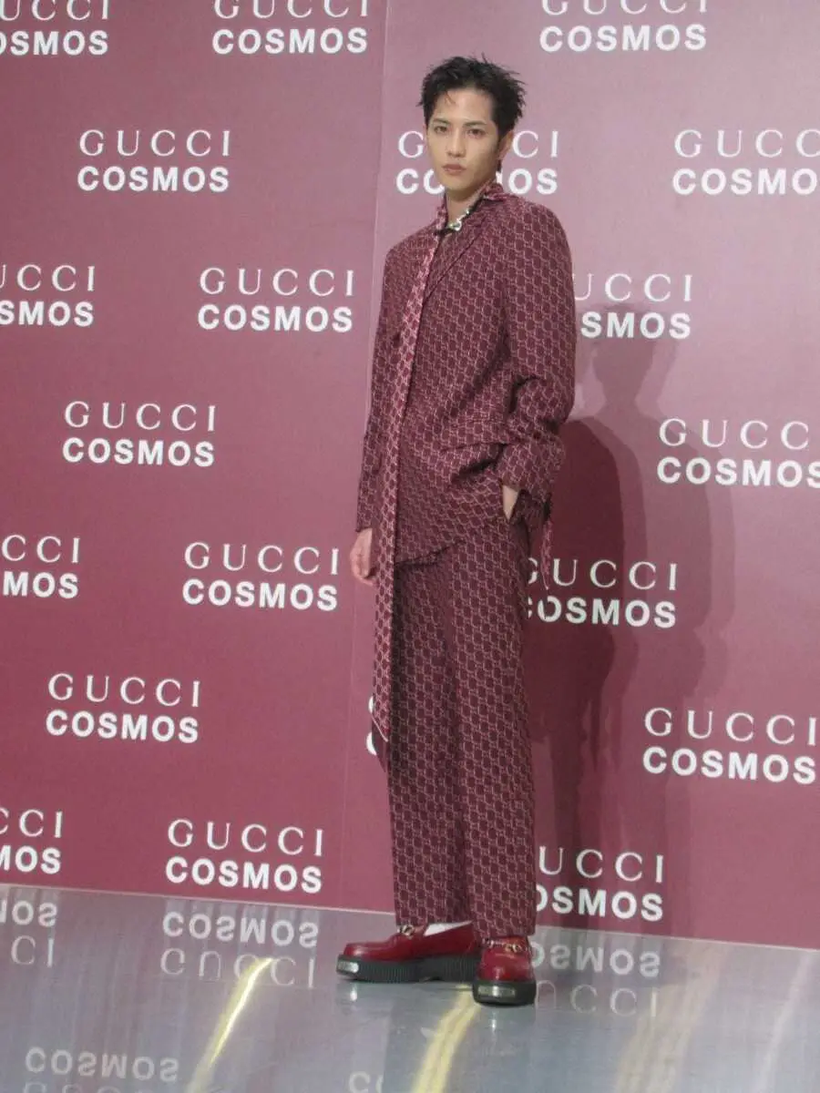 【画像・写真】志尊淳が京都で1日開幕の展覧会「GUCCI COSMOS」PR　アンバサダー3年の着こなし披露