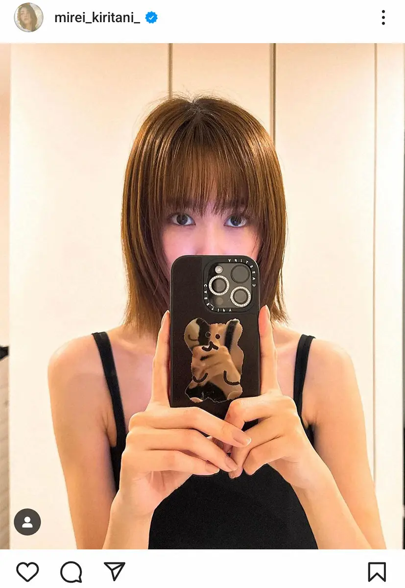 【画像・写真】桐谷美玲　前髪切って「視界が良好になりました」に「素敵です」「可愛すぎる」の声