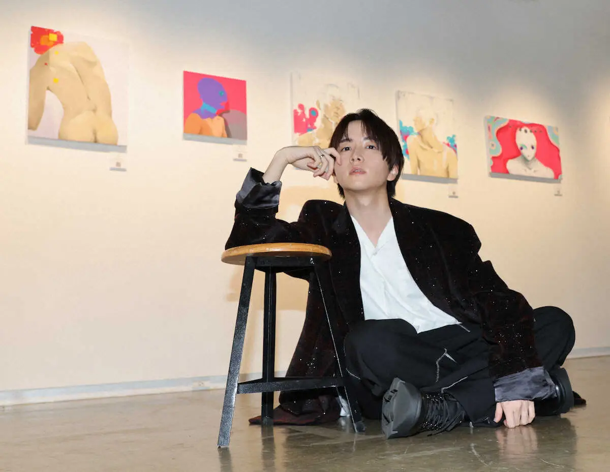 【画像・写真】板垣李光人「いつか集大成として海外でできたら」　初個展「愛と渇きと」が幅広い世代にヒット