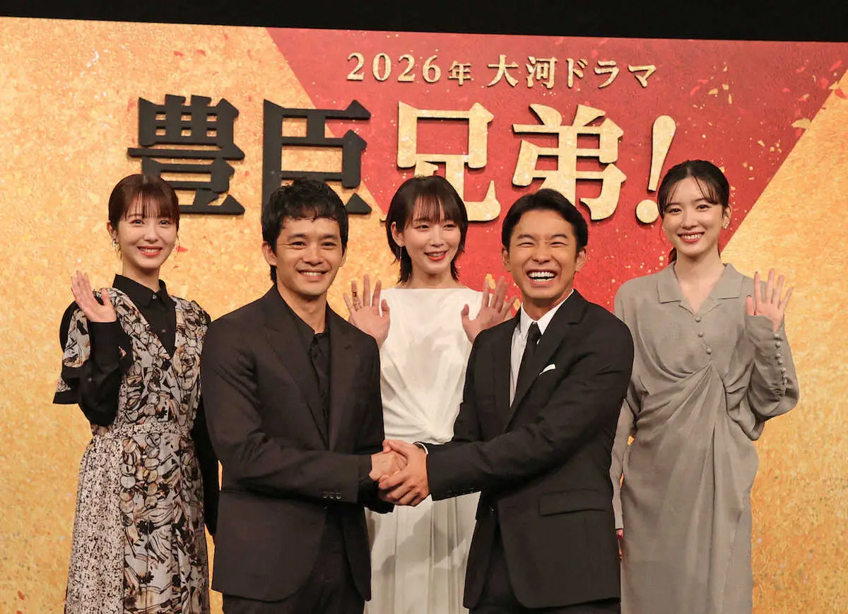 池松壮亮が秀吉役　26年大河「豊臣兄弟!」主演・仲間太賀と“兄弟”タッグ　浜辺、吉岡、永野が共演