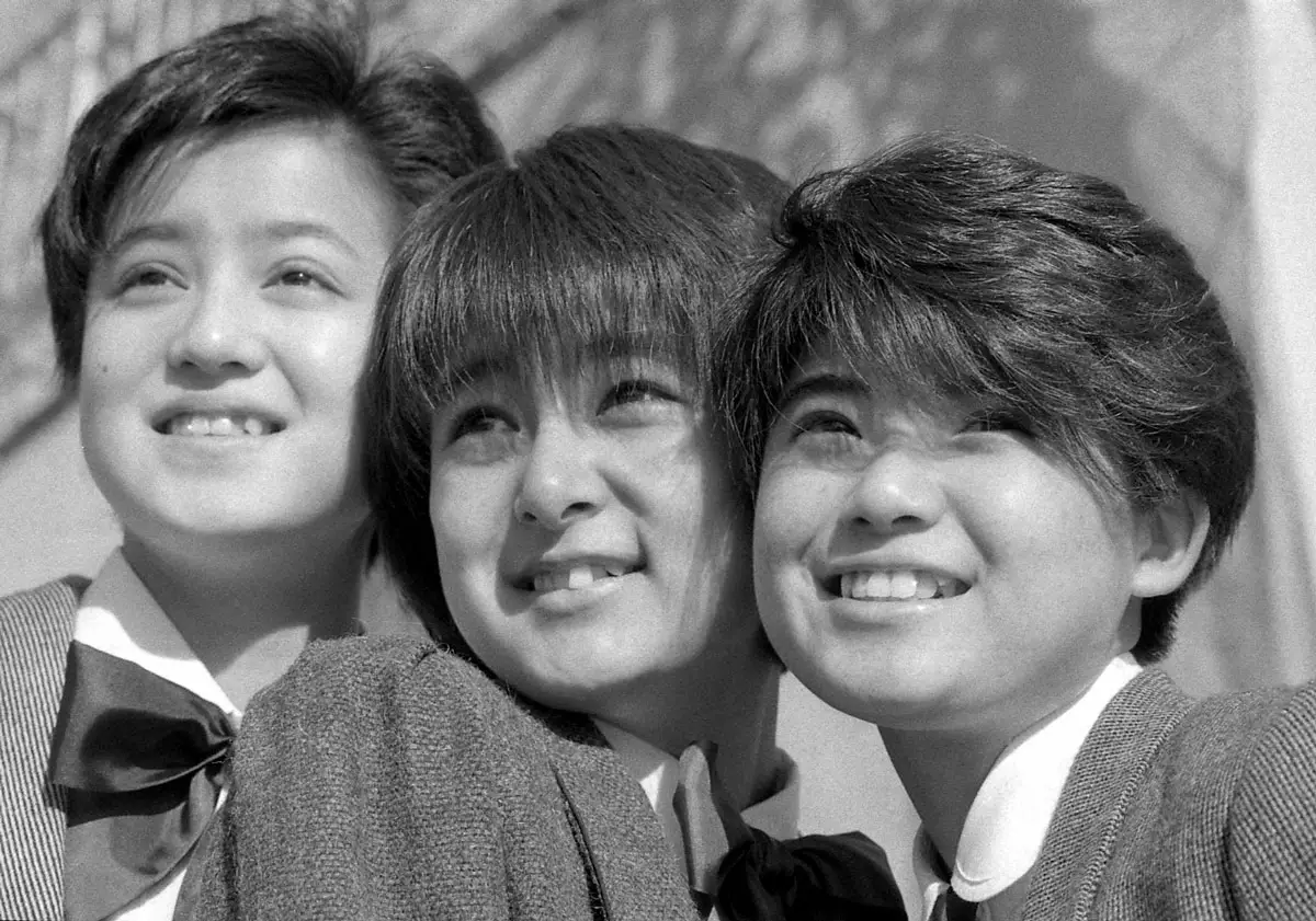 【画像・写真】85年撮影の少女隊（左から）、ミホ（藍田美豊）-、レイコ（安原麗子）-、チーコ（市川三恵子）