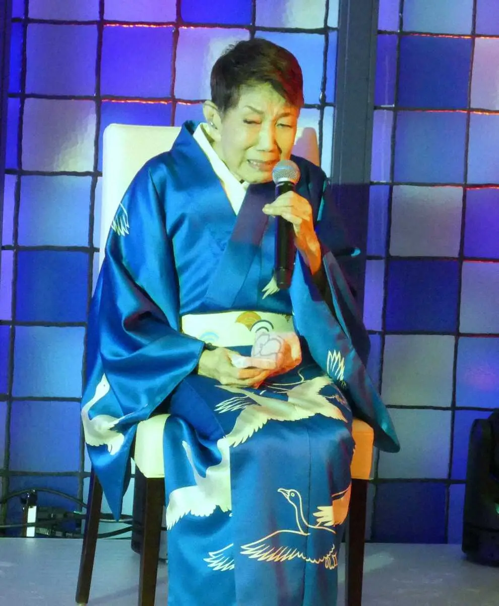 【画像・写真】水前寺清子　デビュー60周年で新曲「男のいのち」熱唱　「少しでも歌を長く歌えるように」