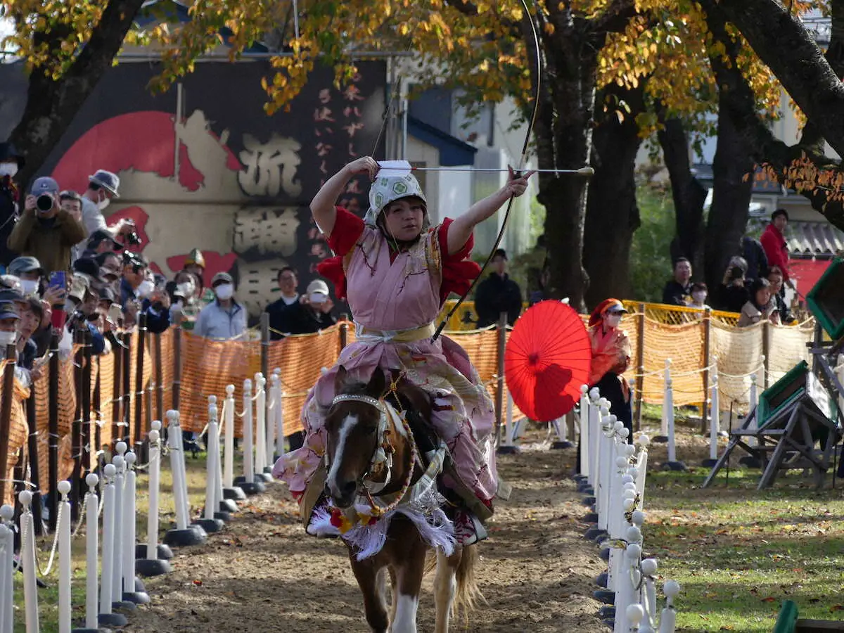 【画像・写真】りんごちゃん「世界流鏑馬選手権」に出場！全的中も達成　時代劇や大河も射抜く？「お仕事お待ちしてます」