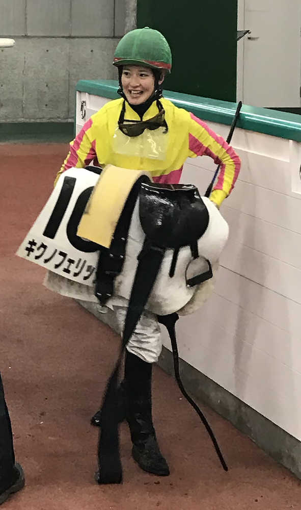 菜七子　Ｇ１騎乗へＭ２！得意の新潟で５８戦ぶり勝った