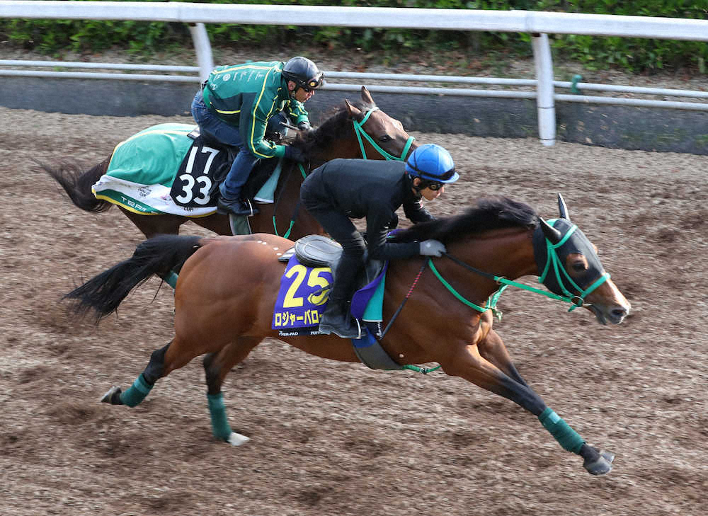 【日本ダービー】ロジャーバローズ、馬なりから仕掛け反応◎