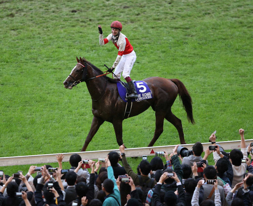 【ジャパンC】スワーヴリチャードV　マーフィー騎手「自分の夢が叶った」「日本の馬が世界一強い」