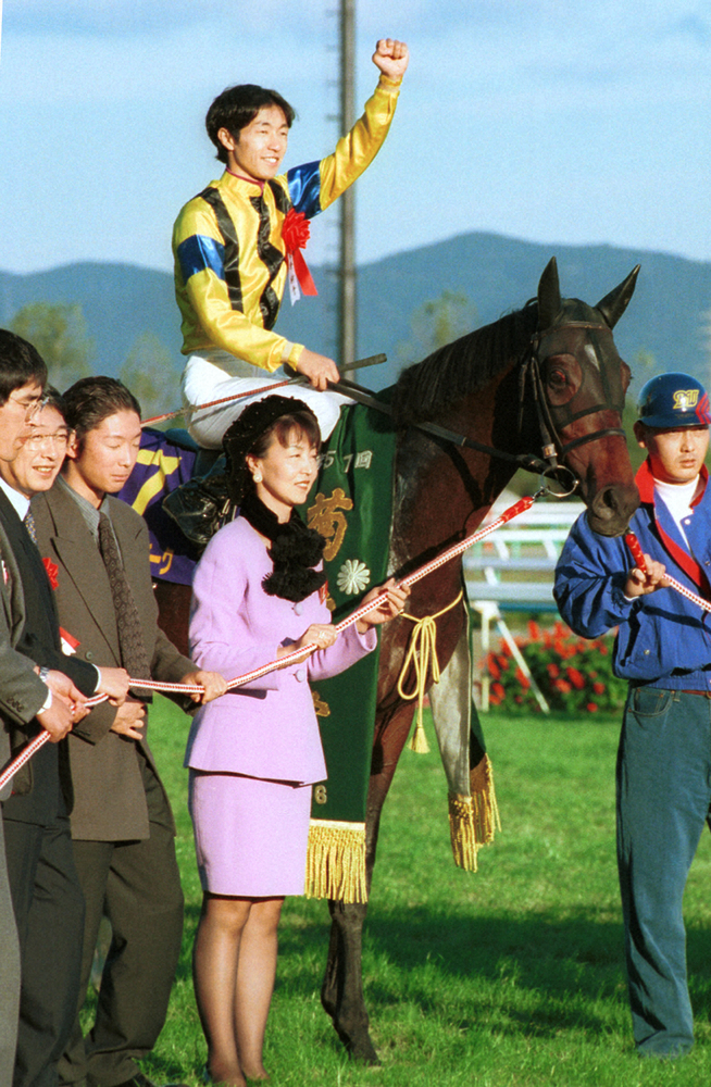 武豊とのコンビで96年の菊花賞を制したダンスインザダーク