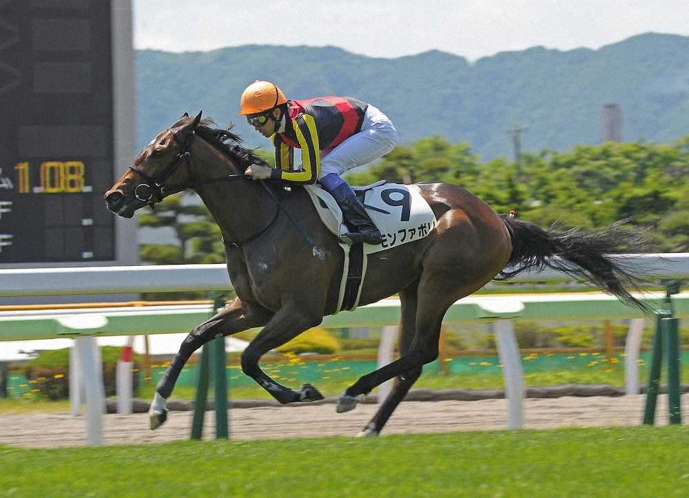 【函館5R新馬戦】モンファボリが5馬身差の大勝　武豊「フットワークと走りのバランスが良かった」