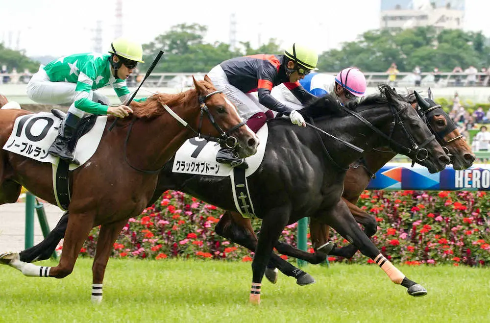 【東京新馬戦】クラックオブドーン競り勝った　サトノクラウン産駒一番星
