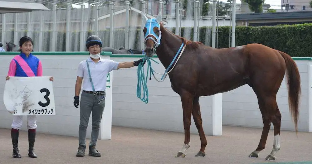 【小倉2R】メイショウブレゲV　今村聖奈は自身最長距離での勝利「この馬の乗りやすい性格がマッチ」