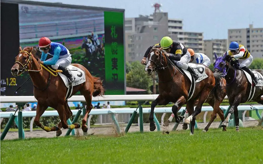 【札幌5R新馬】サラサハウプリティがV　菱田「馬場も苦にしなかった」