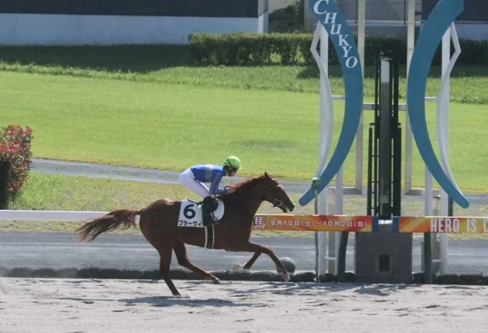 【中京新馬戦】プラーヴィ　3馬身差で初陣V！松山「上手にレースができました」