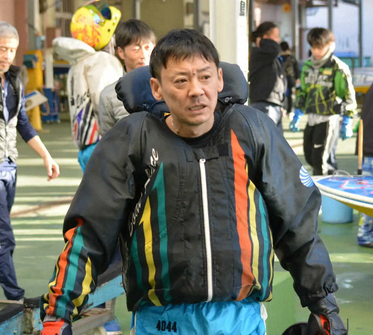 12R優勝戦に2号艇で出走する湯川浩司