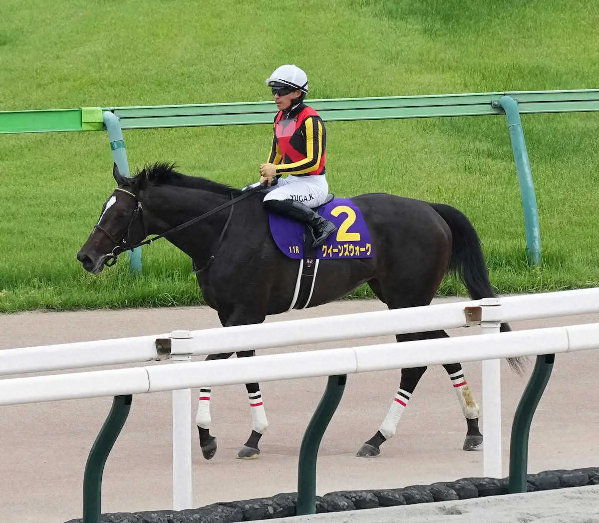 【オークス】クイーンズウォーク4着　桜花賞8着から前進に川田も納得「素晴らしい走りができた」