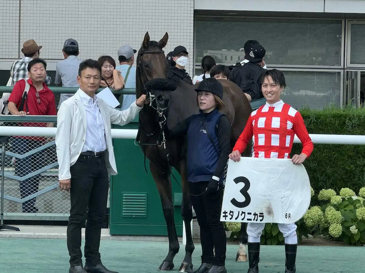 【福島新馬戦】キタノクニカラ　5番手から一気初陣V!杉原「先が楽しみ」