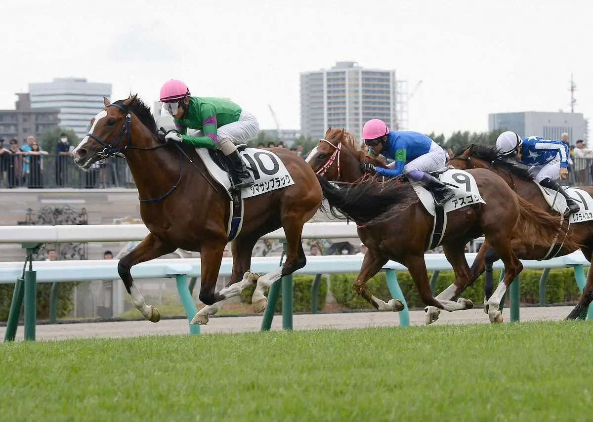 【札幌1R・2歳未勝利】6番人気シマサンブラックが差し切り勝ち　北村友「馬が良くなっていた」