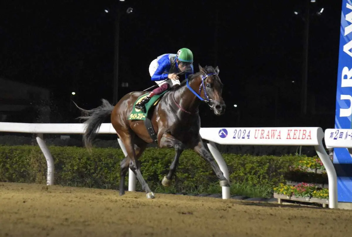 【浦和・ルーキーズサマーC】7馬身差圧勝!ライトスリー　無傷3連勝戴冠「現時点で言うことはない」