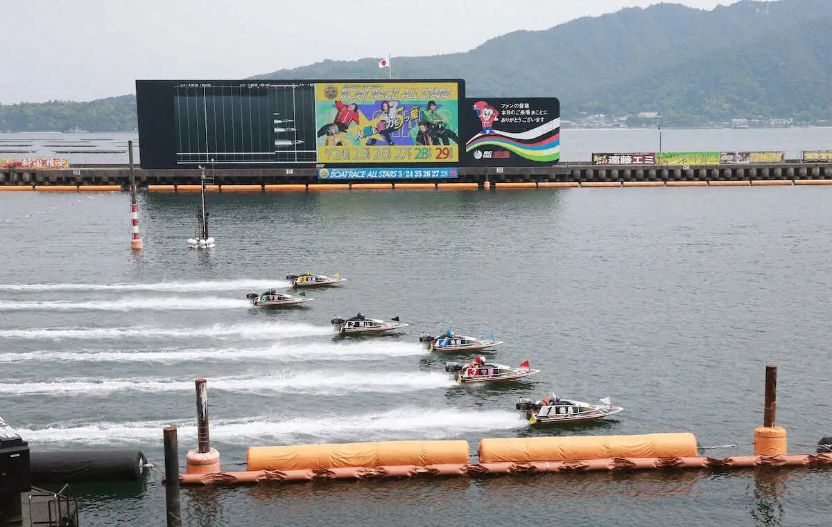 【宮島ボート　G3サッポロビール杯】4日目は台風の影響で中止順延　優勝戦は9月2日に