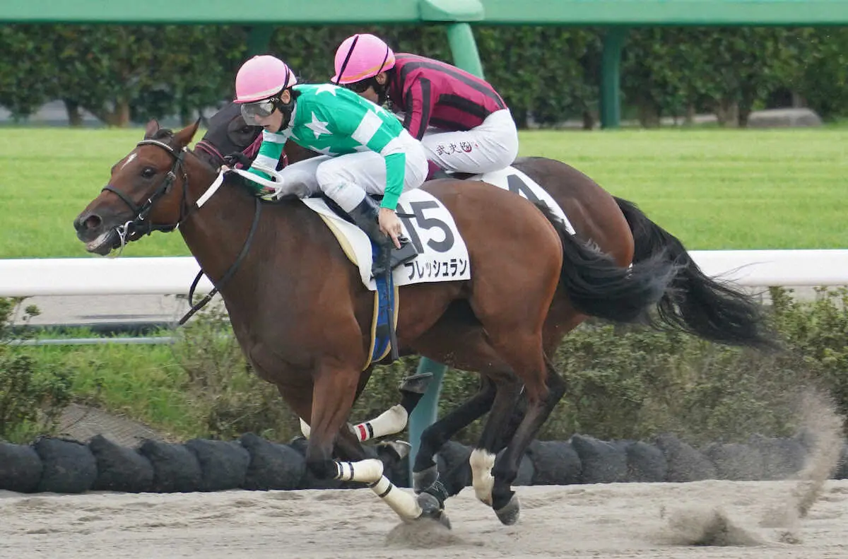 【中山4R新馬】フレッシュラン快勝　津村は飛躍に期待「まだまだ良くなっていきそう」　