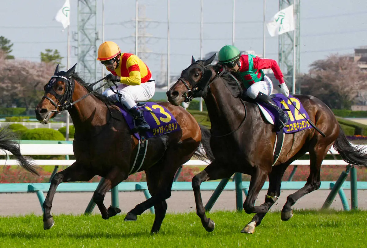 皐月賞馬ジャスティンミラノ　右前浅屈腱炎が判明　天皇賞断念、9カ月以上の休養を要する見込み