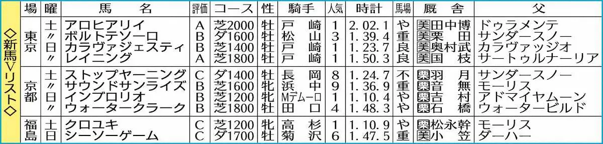 【新馬戦総括】2馬身半差の快勝アロヒアリイ　成長力見込める血統