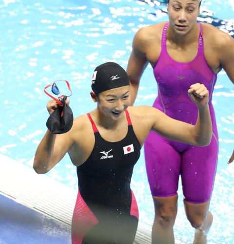 璃花子また日本新！３位で決勝進出　日本人初５６秒台も視界