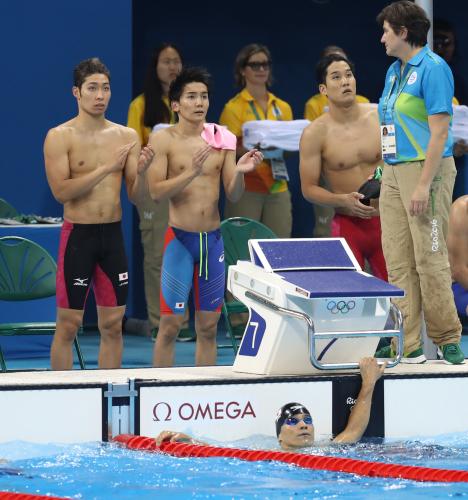 日本男子　800Ｍリレー決勝進出　52年ぶりメダルへ萩野「しっかり集中する」