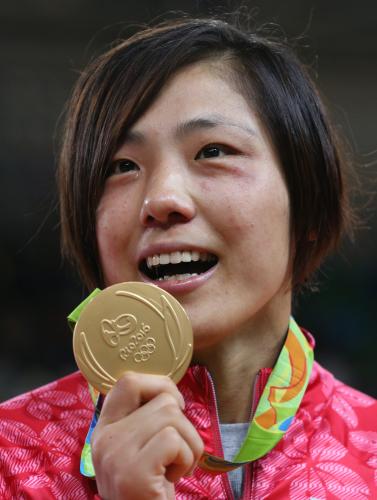 金メダルを獲得した田知本