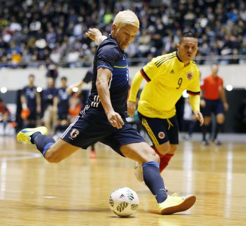 日本、強豪コロンビアに逆転勝ち　フットサル国際親善試合