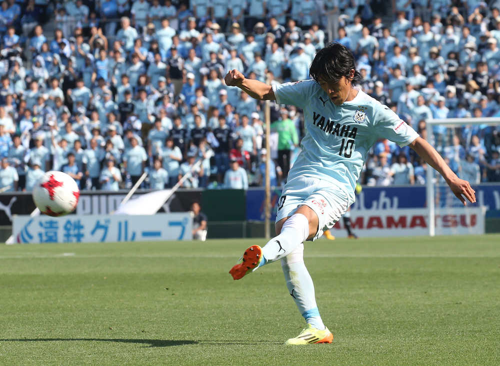 磐田・俊輔、トップ下奮闘も初連敗「ホームの負けはあり得ない」