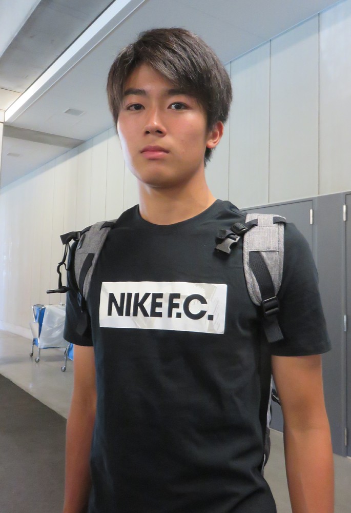 １６歳中村　来季飛び級でプロ入り宣言！Ｇ大阪の練習にも参加
