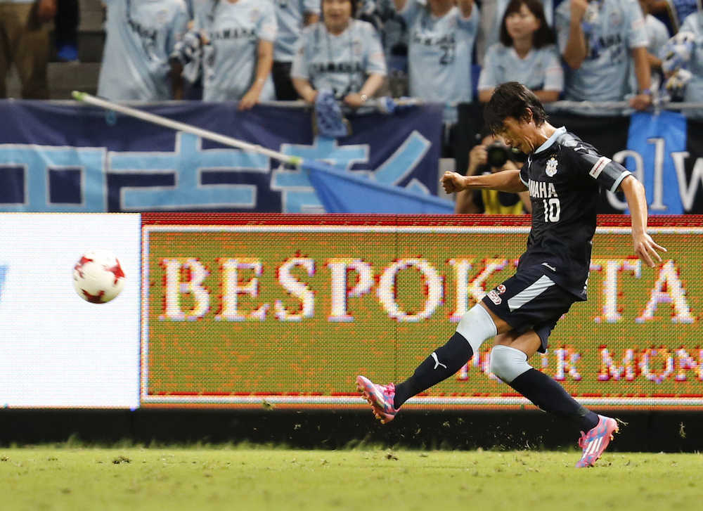 俊輔ＦＫ２アシスト！磐田３試合ぶり白星「狙いやすかった」