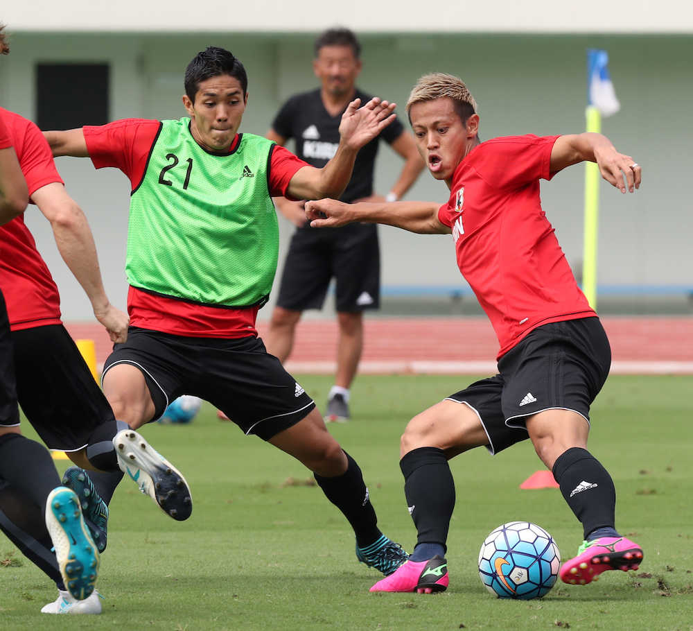 【画像・写真】本田“不要論”で燃える　Ｗ杯本戦出場逃せば代表引退も覚悟