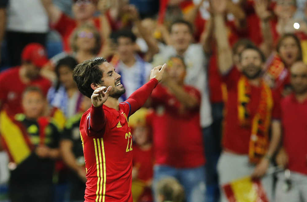 スペイン、大一番でイタリア撃破！イスコ２発　Ｗ杯欧州予選