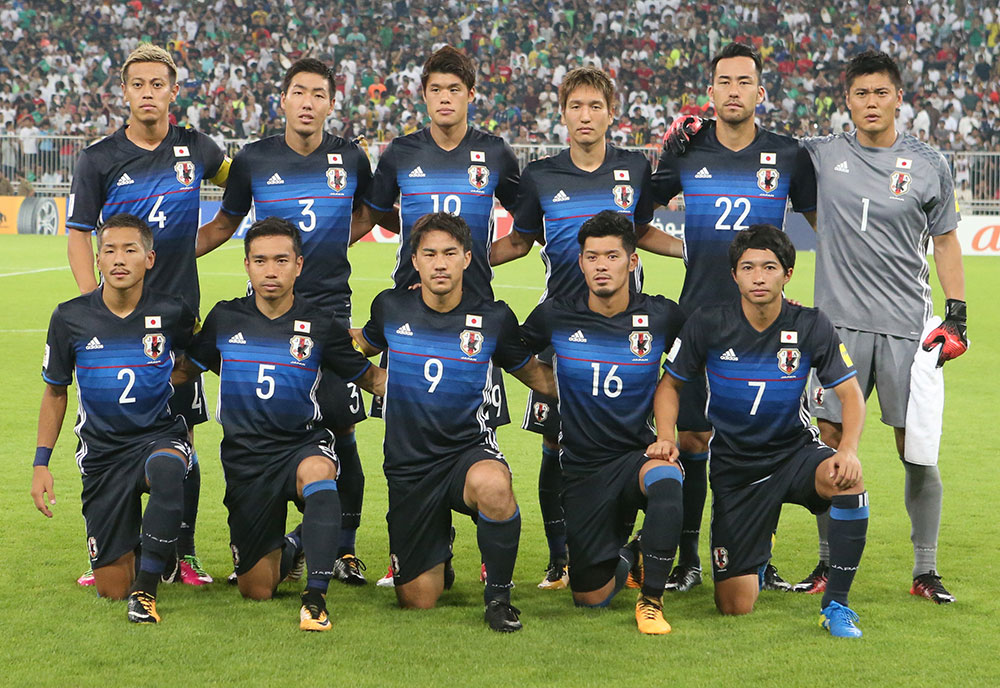 ９月のＷ杯アジア最終予選サウジアラビア戦に臨んだ日本代表