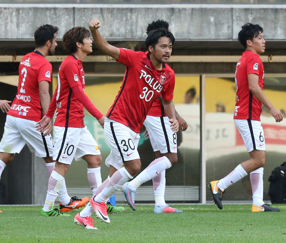 浦和、１点差逃げ切ってリーグ戦４試合ぶり勝利　興梠２発で今季１９点目
