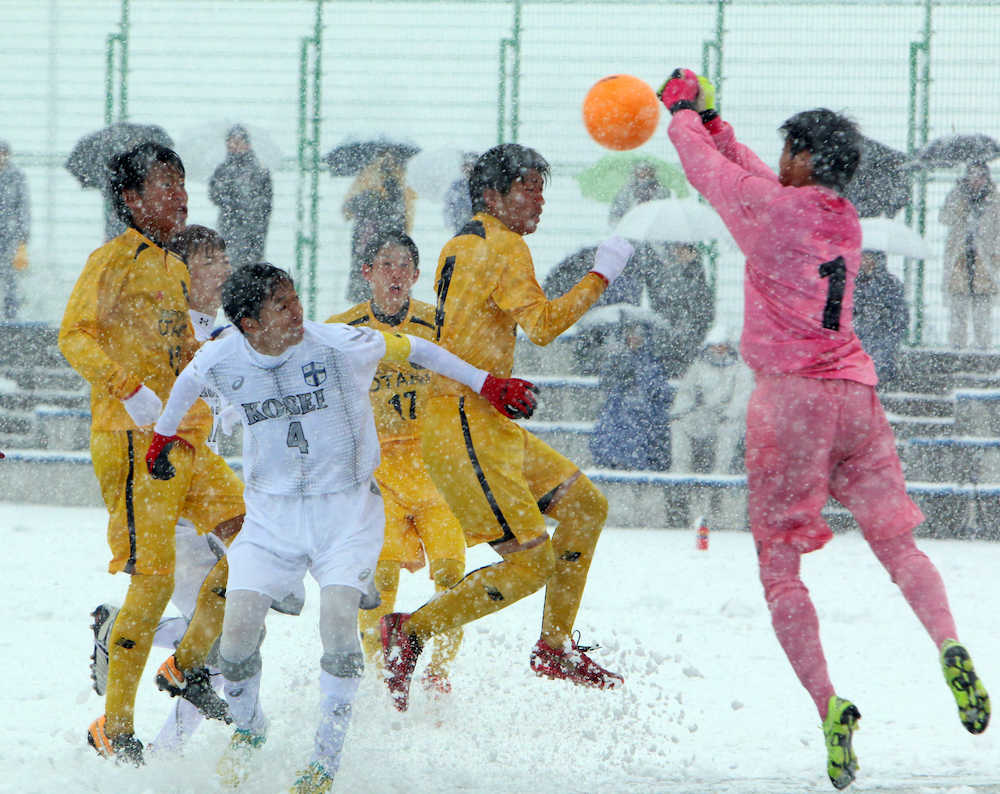 ＜札幌光星・札幌大谷＞大雪の中で熱戦を繰り広げた選手たち
