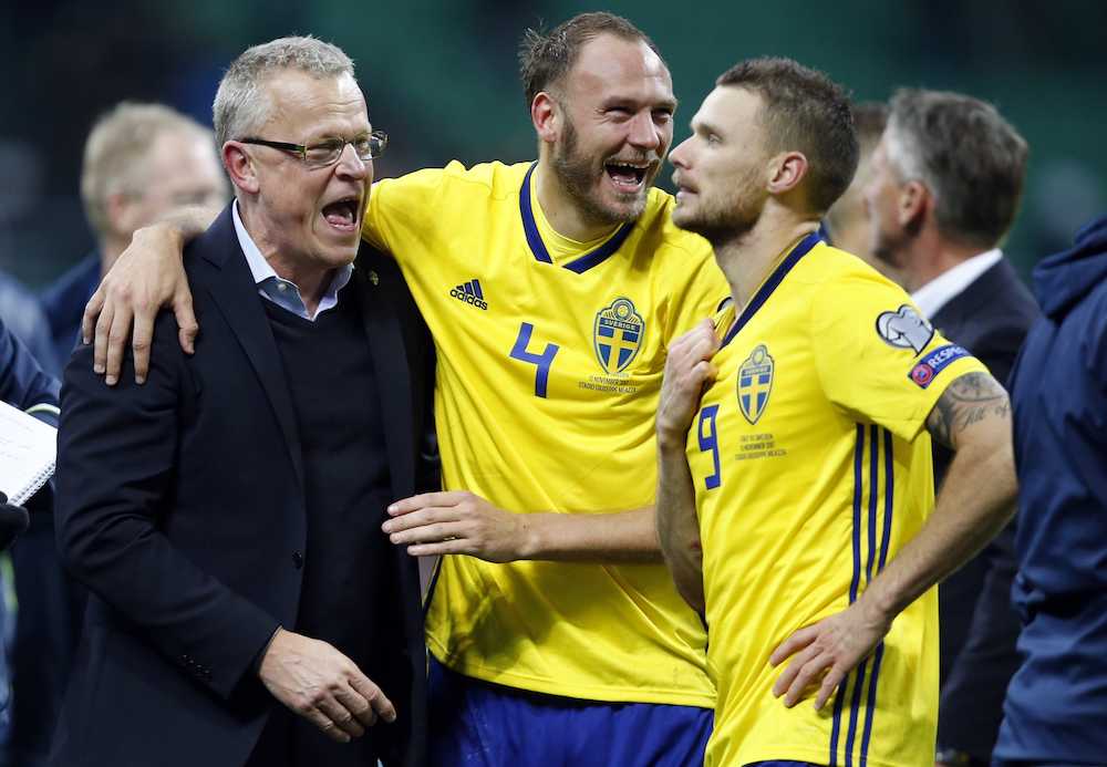 スウェーデン３大会ぶりＷ杯出場！指揮官「選手を誇りに思う」
