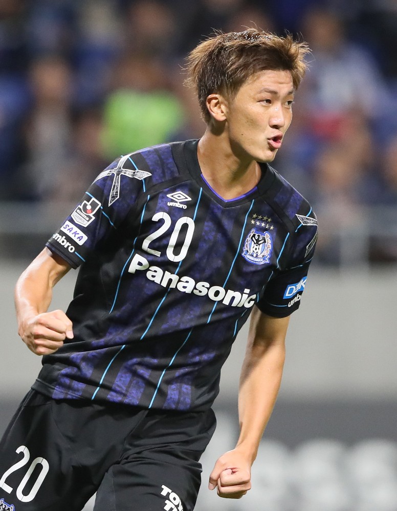 今季チーム最多１０得点を挙げているＧ大阪ＦＷ長沢