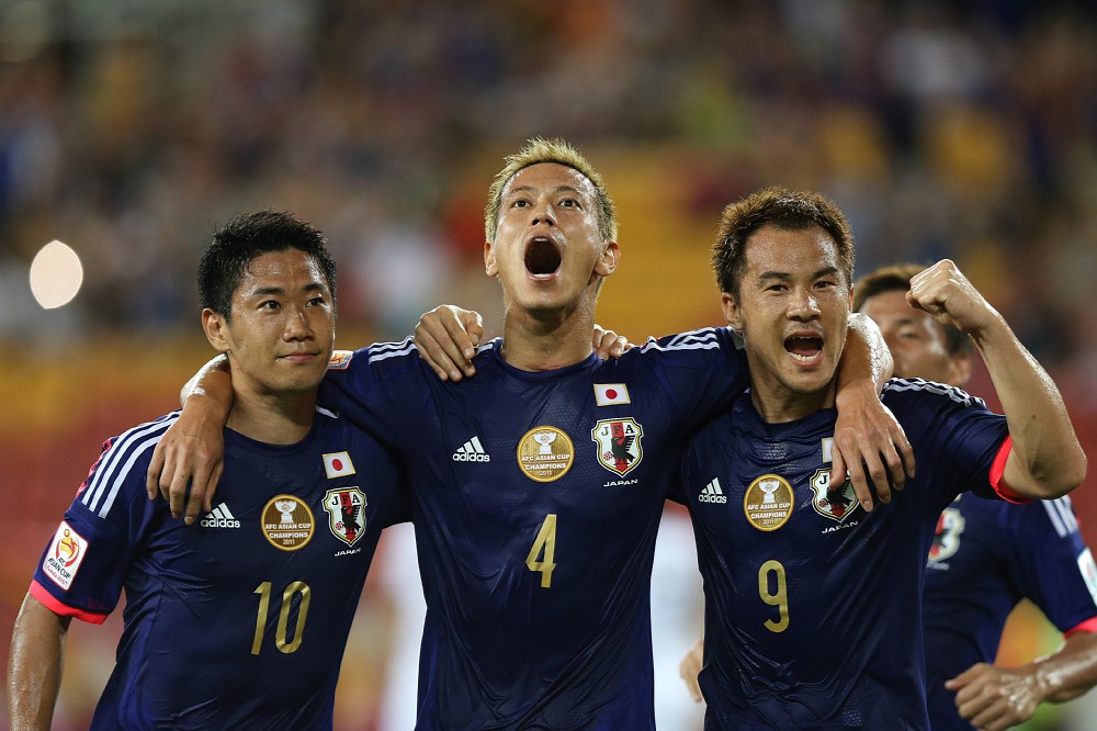 日本代表を支えてきた（左から）香川、本田、岡崎
