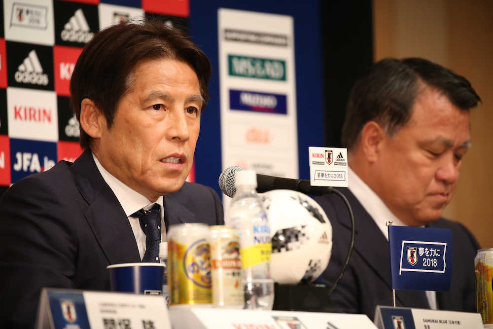 西野監督、目標は２大会ぶり決勝Ｔ進出「日本らしい、日本のサッカーをやりたい」