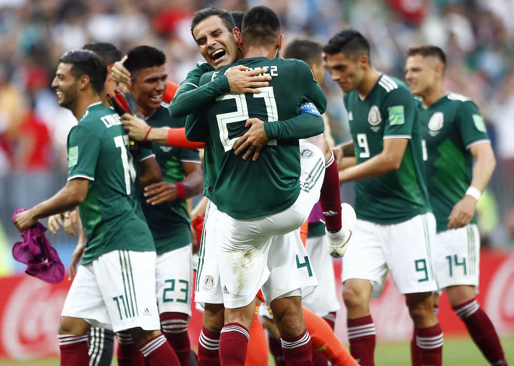 メキシコ、連勝へ準備万全　ドイツ戦から３、４人入れ替えも
